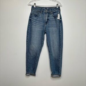 NWT Old Navy Jeans Womens 4 High‎ Rise Curvy OG Straight Secret Smooth Pockets